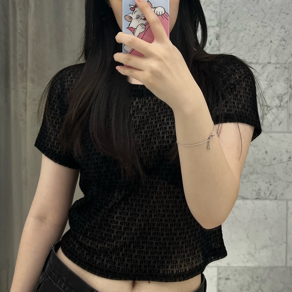 Kith Black Mulberry III Mesh Women's Tee